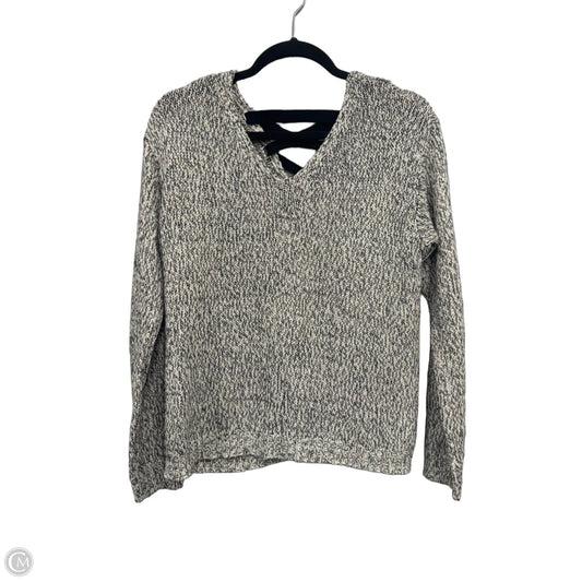 Top Long Sleeve By Clothes Mentor In Black & White, Size: L