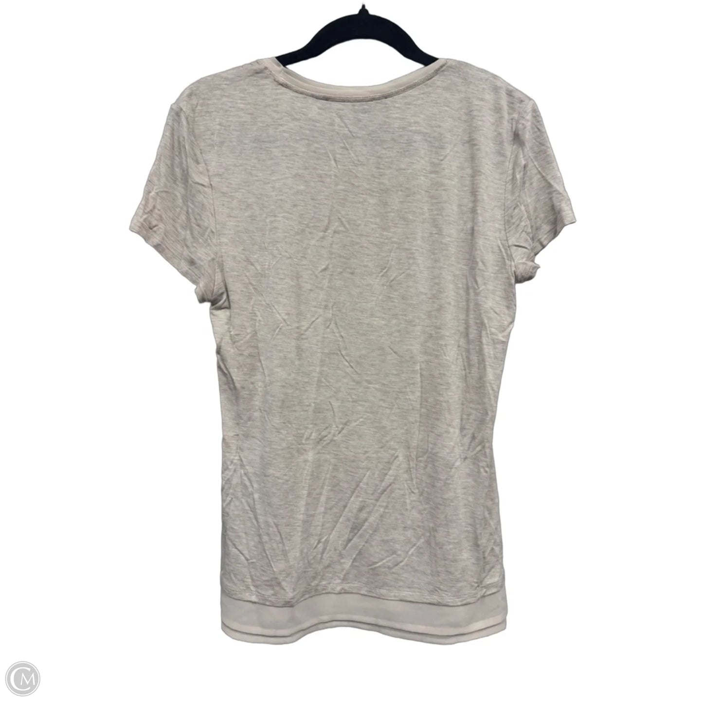 Top Short Sleeve By White House Black Market In Beige, Size: S