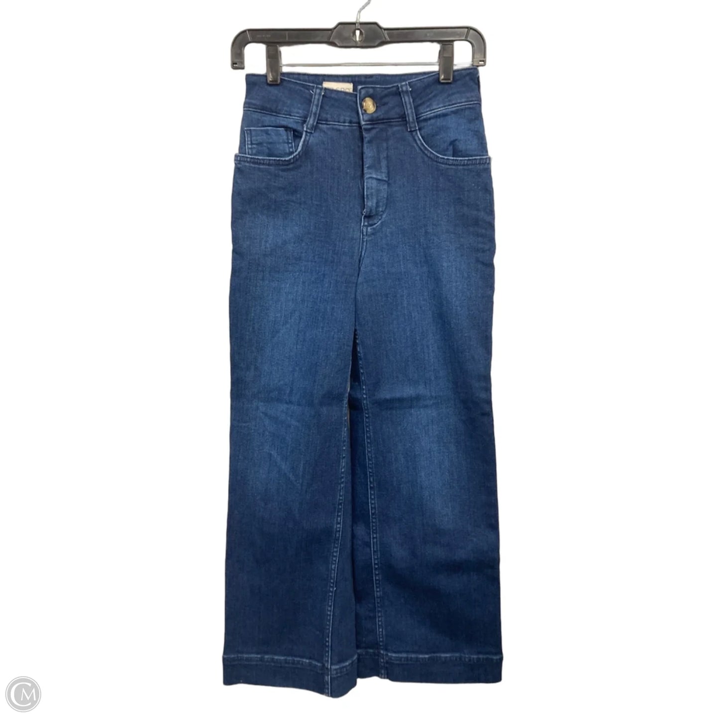 Jeans Wide Leg By Pilcro In Blue Denim, Size: Xs