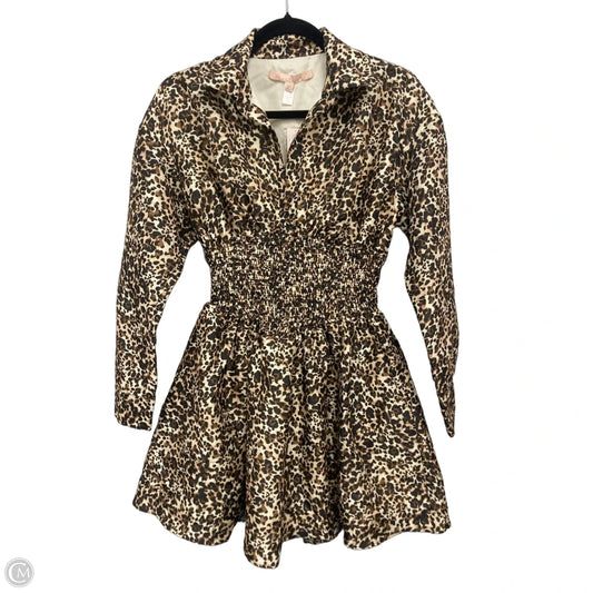 Dress Casual Short By Hutch In Brown & Cream, Size: Xs