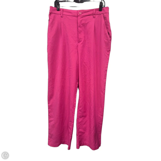 Pants Wide Leg By H&m In Pink, Size: L