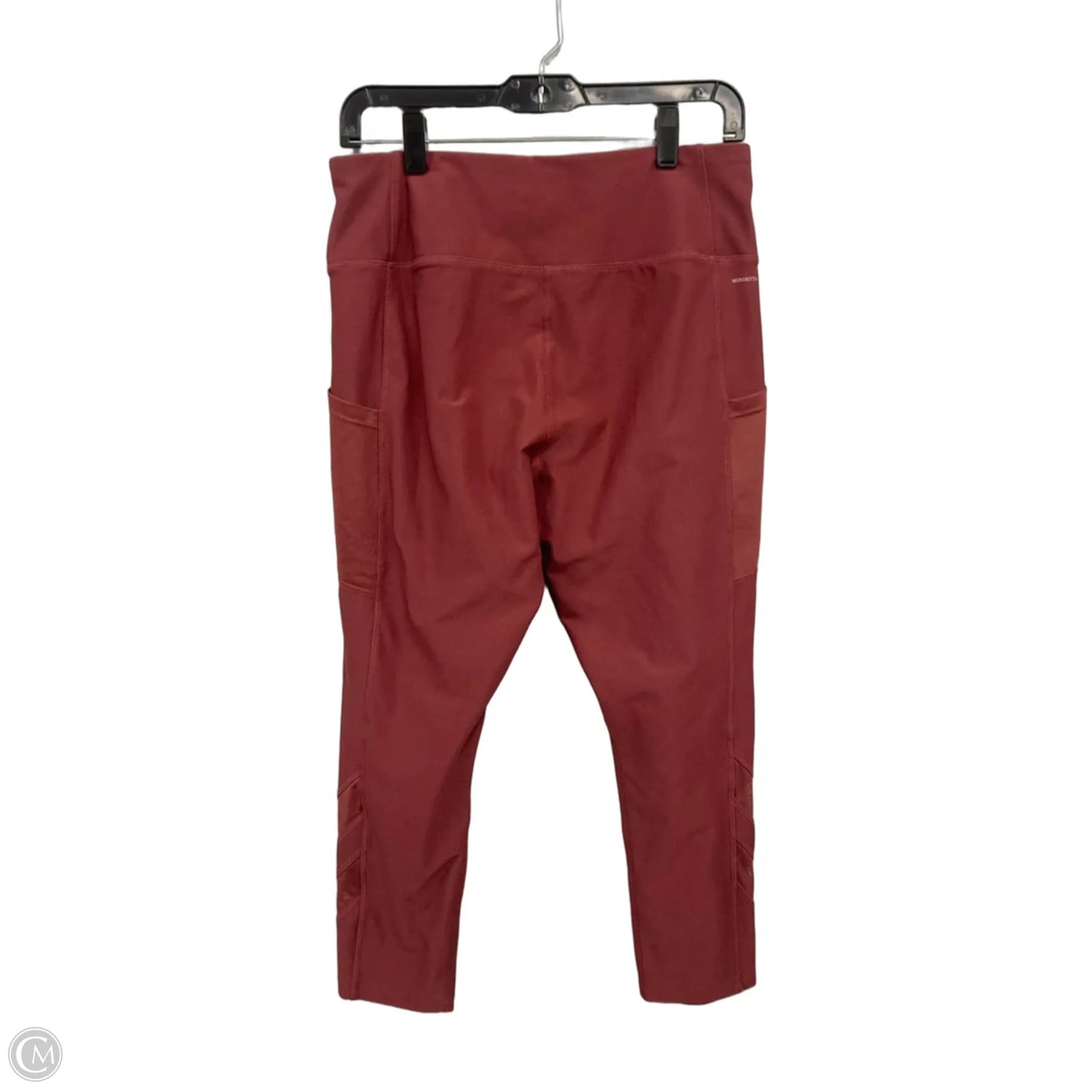 Athletic Leggings Capris By Mondetta In Red, Size: L