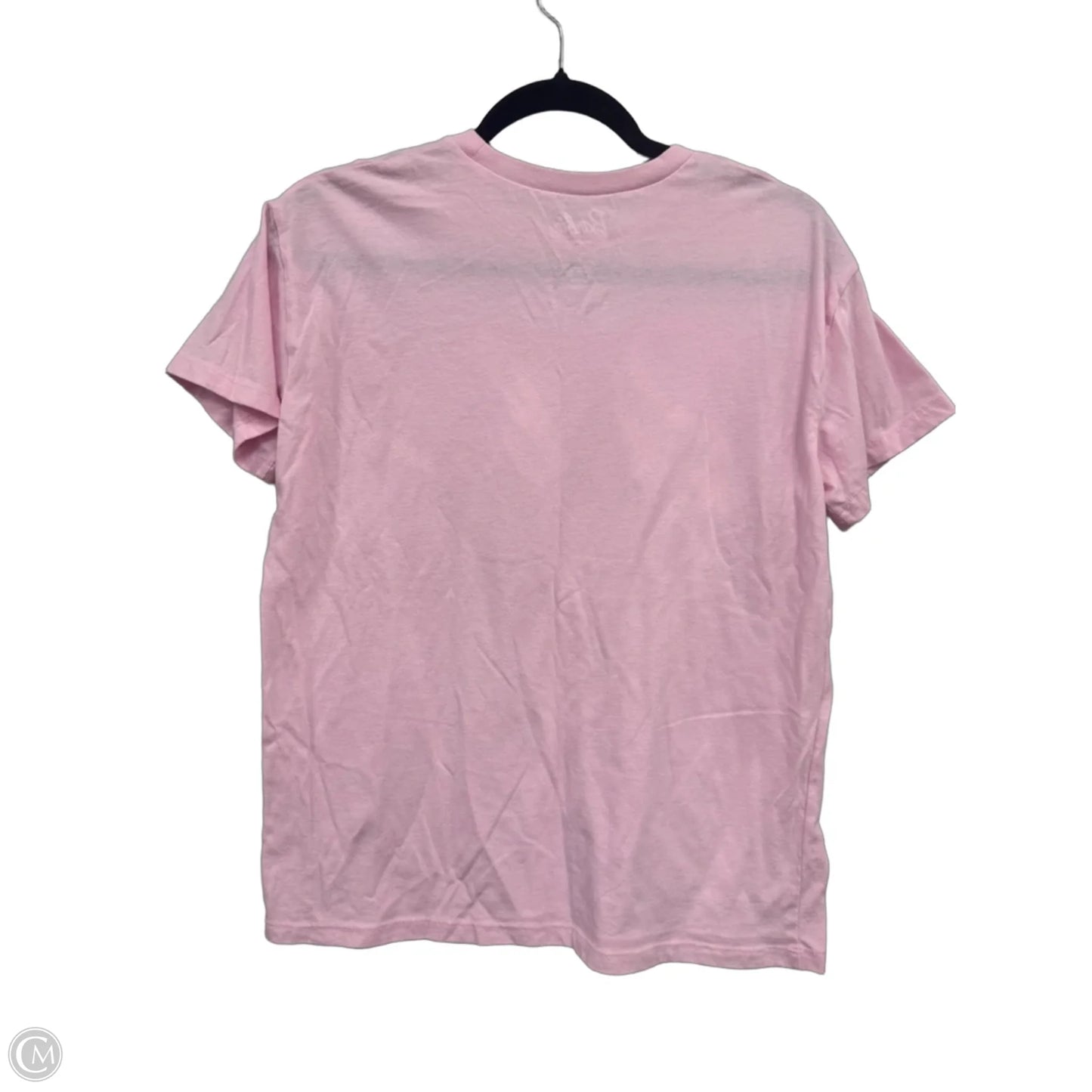 Top Short Sleeve Basic By Clothes Mentor In Pink, Size: L