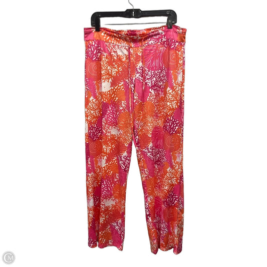Pants Wide Leg By Clothes Mentor In Orange & Pink, Size: M