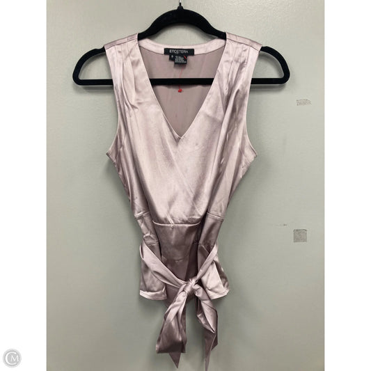 Top Sleeveless By Etcetra In Taupe, Size: 8
