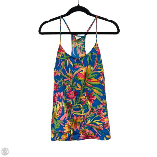 Top Sleeveless By J. Crew In Blue & Pink, Size: 8