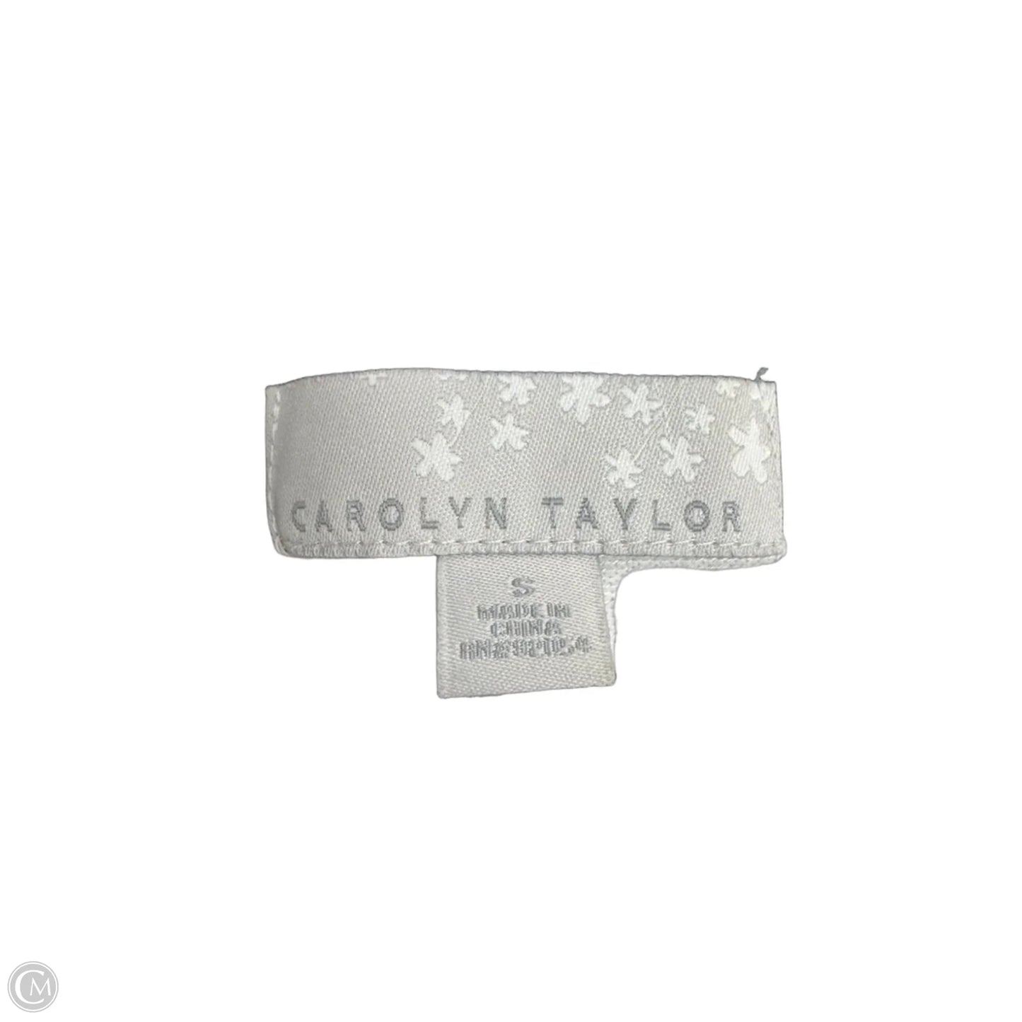 Sweater By Carolyn Taylor In Black & White, Size: S