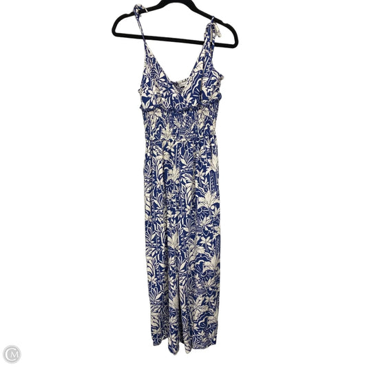 Jumpsuit By Patrons Of Peace In Blue & Cream, Size: S