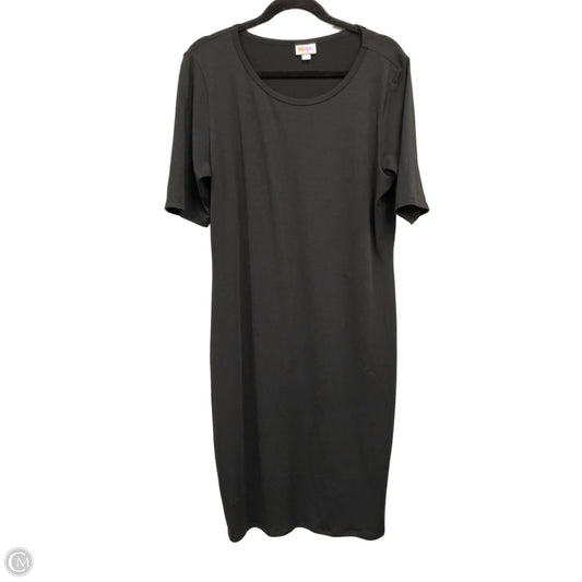 Dress Casual Midi By Lularoe In Black, Size: 2x