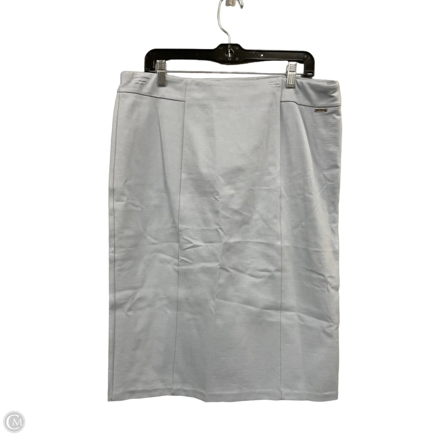 Skirt Midi By Tahari In Blue, Size: Xl