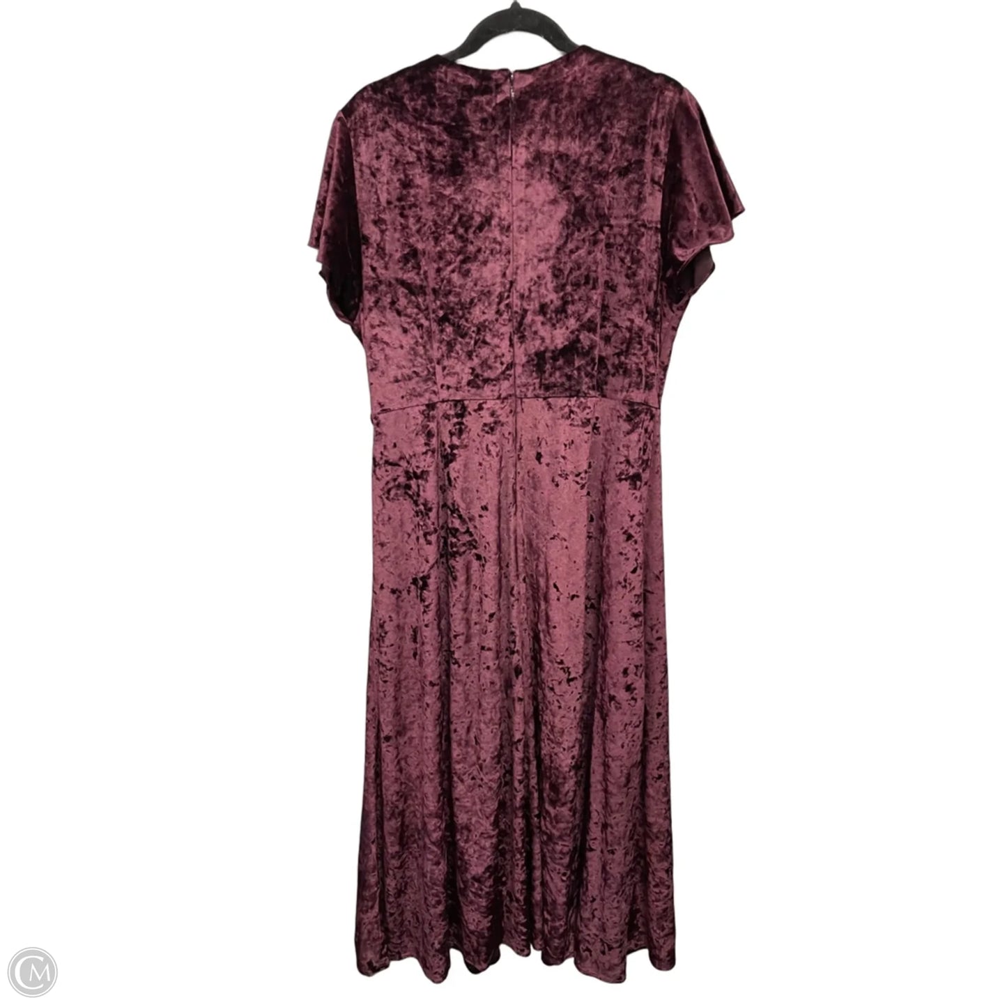 Dress Casual Maxi By Tahari In Maroon, Size: 16