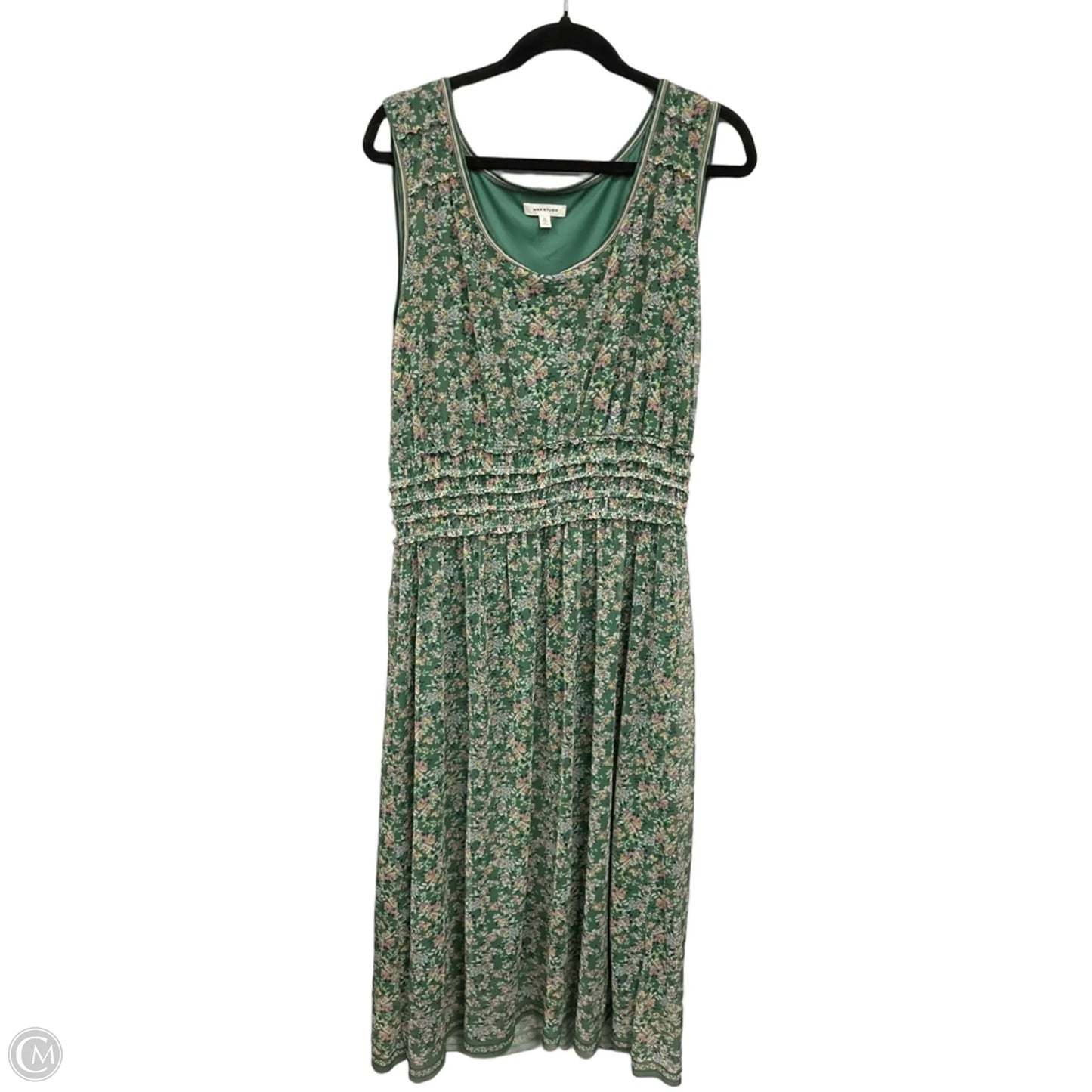 Dress Casual Maxi By Max Studio In Green, Size: Xl