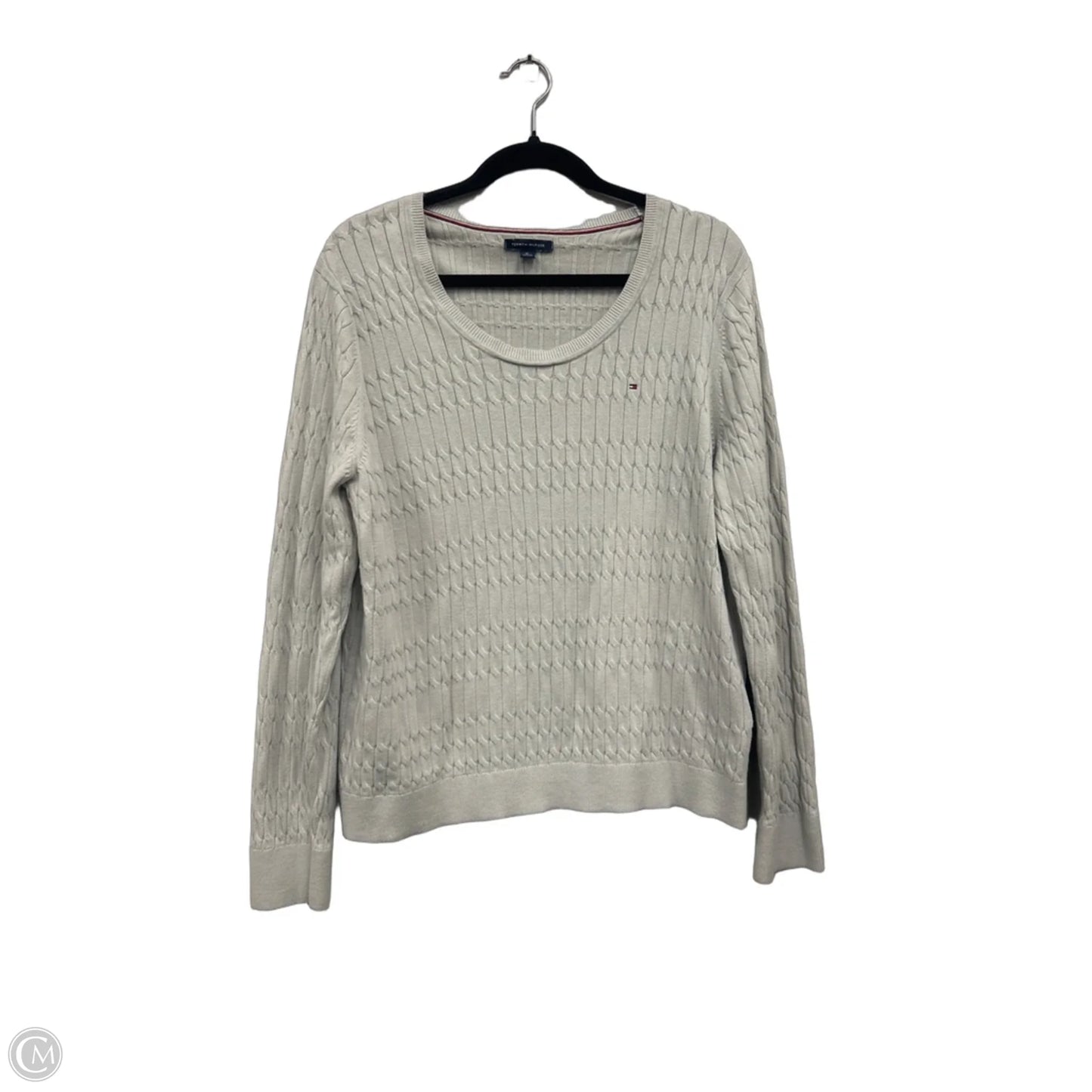 Sweater By Tommy Hilfiger In Grey, Size: Xl