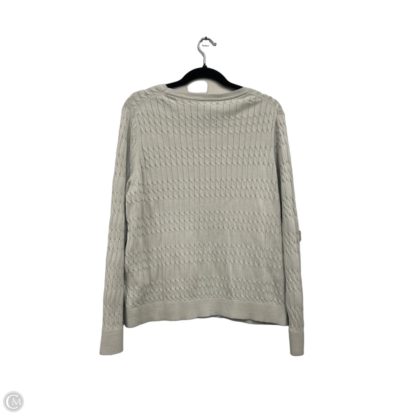 Sweater By Tommy Hilfiger In Grey, Size: Xl