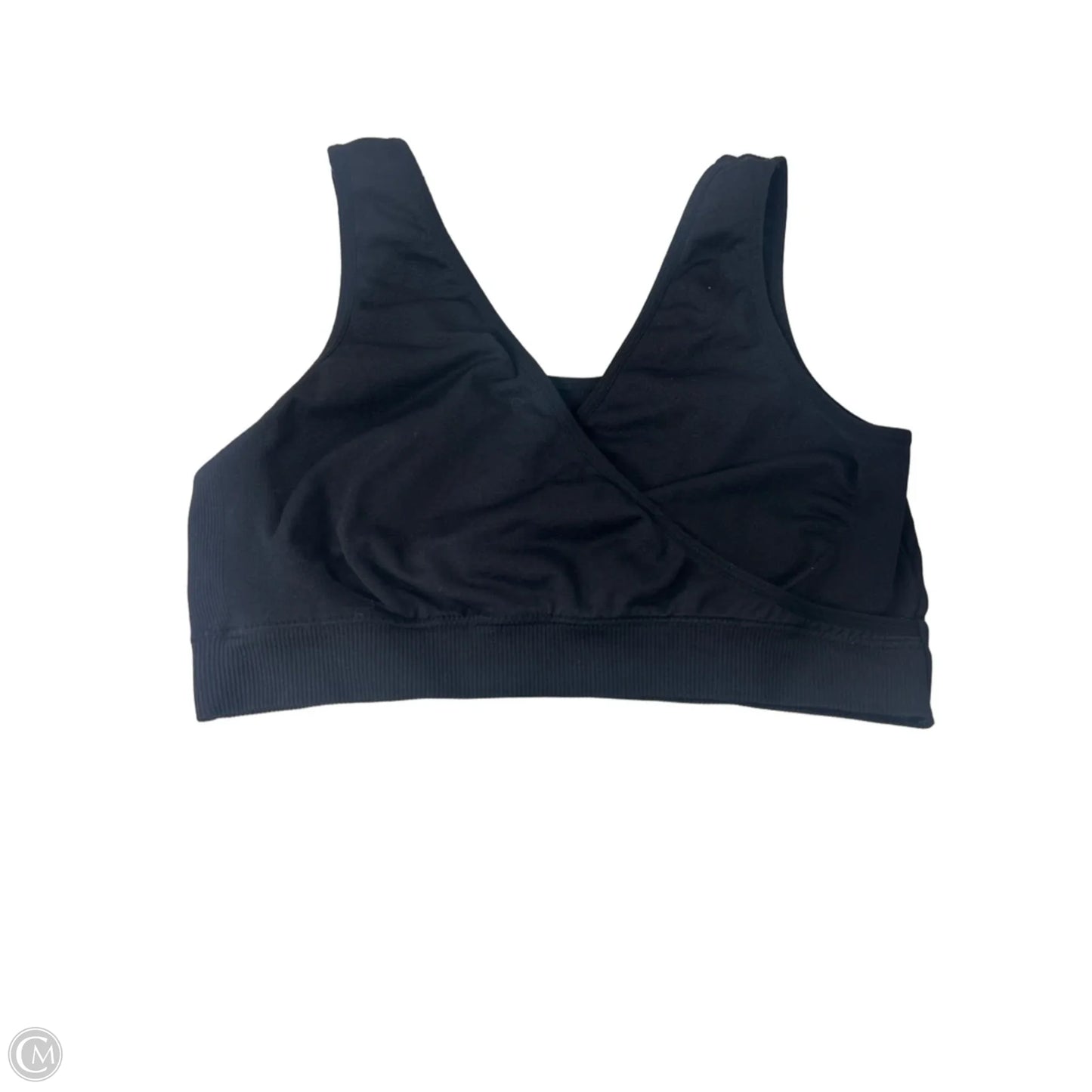 Athletic Bra By Clothes Mentor In Black, Size: 2x