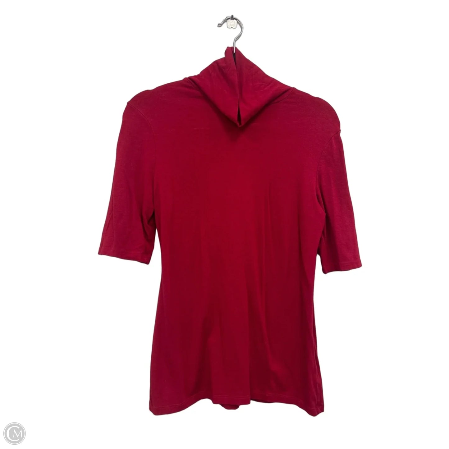 Top Short Sleeve Basic By Merona In Red, Size: L