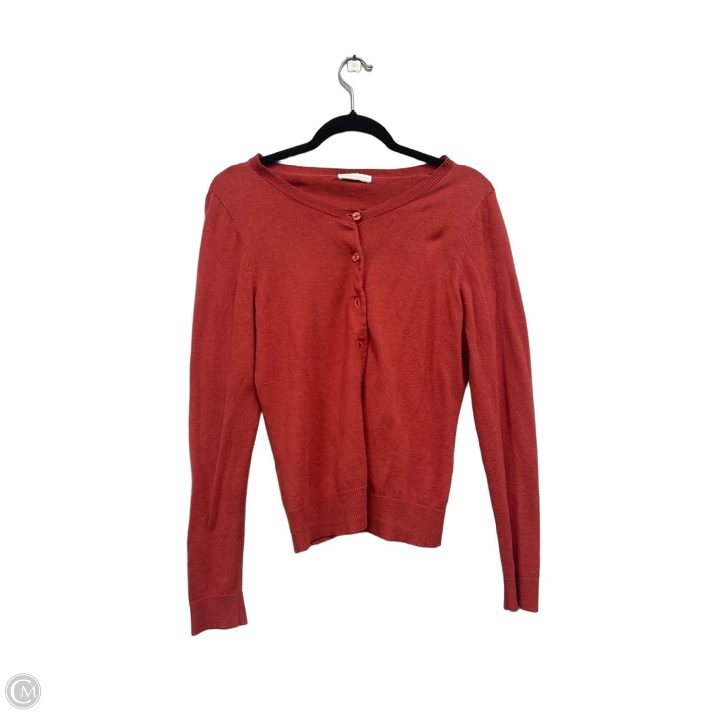 Sweater Cardigan By New York And Co In Red, Size: M