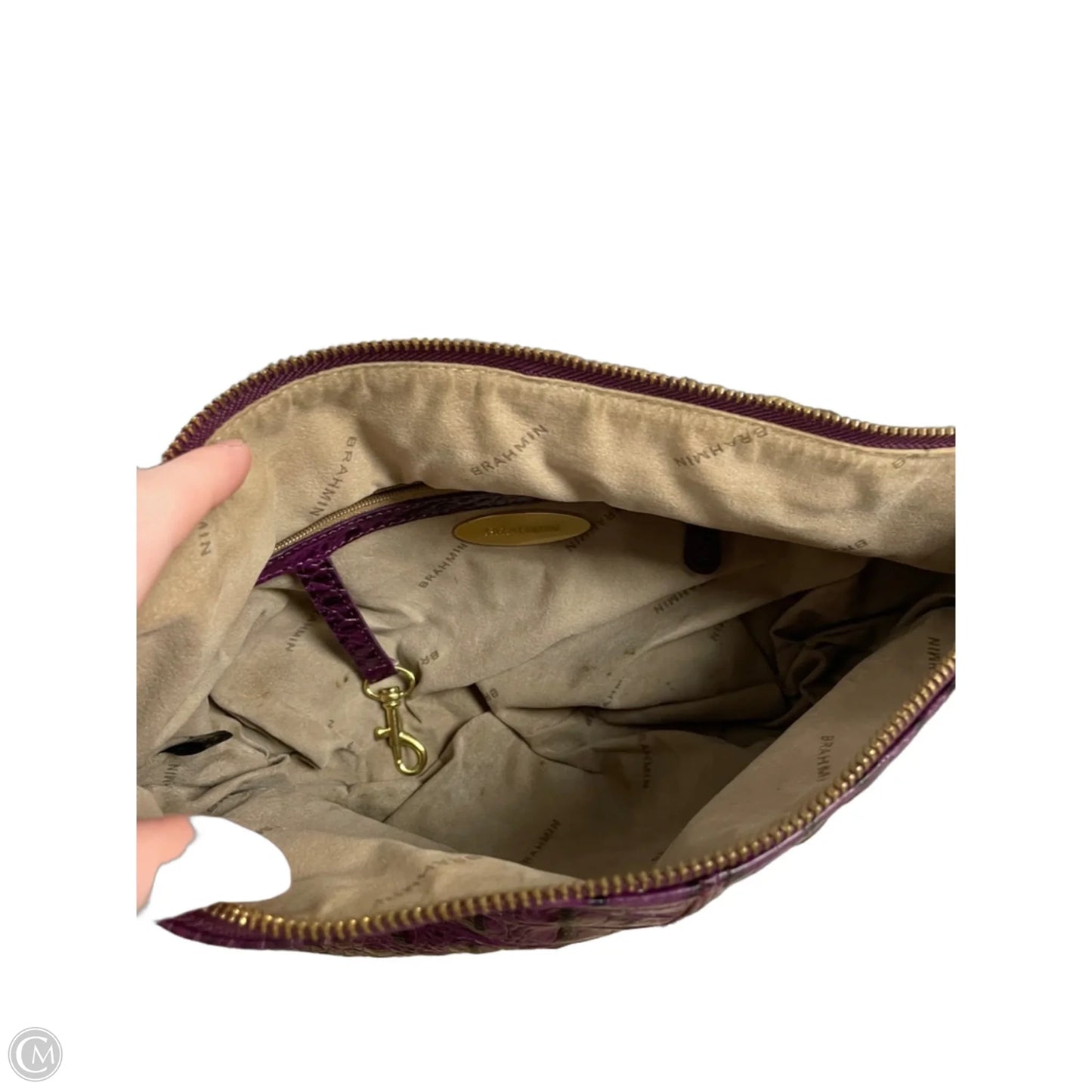 Handbag Designer By Brahmin, Size: Medium