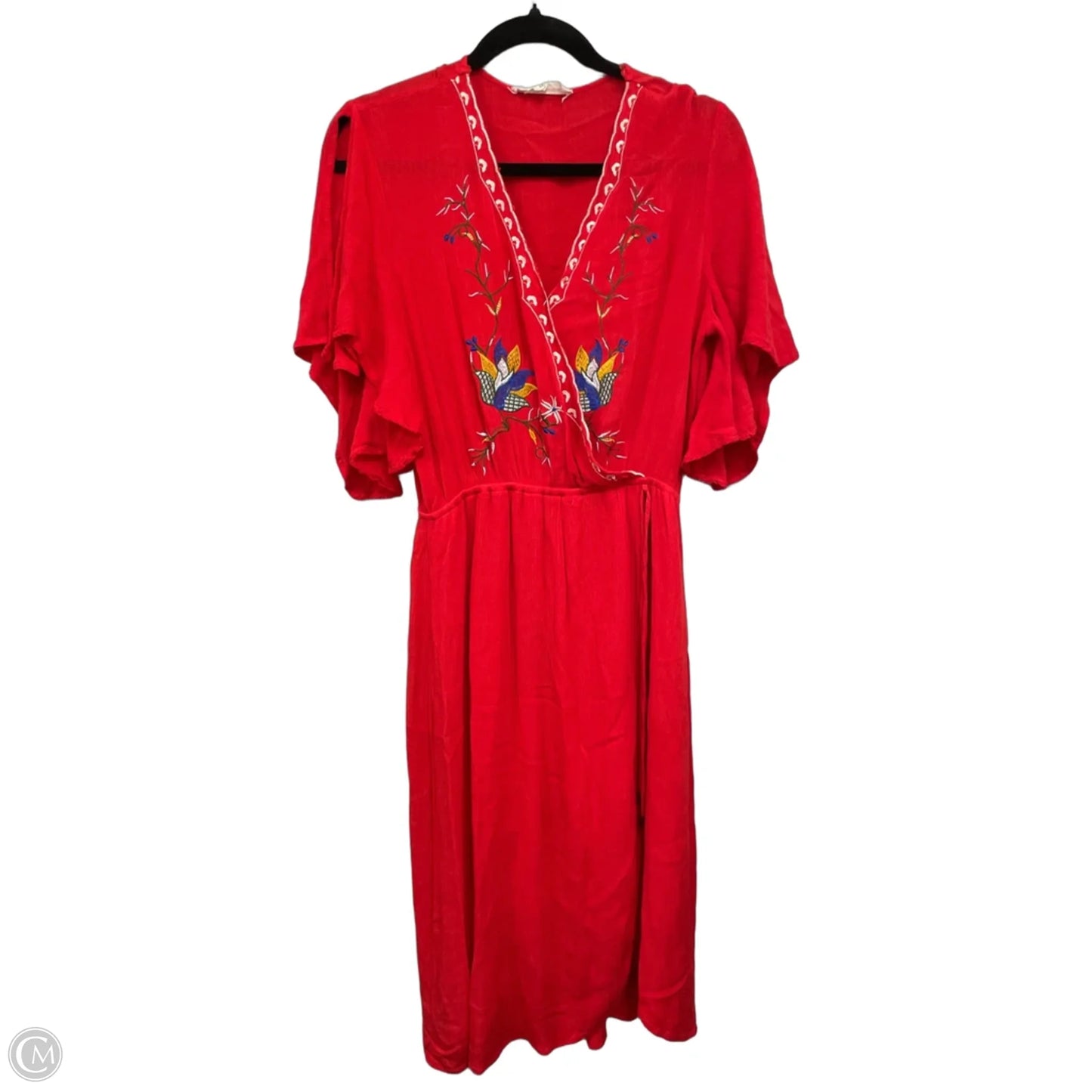 Dress Casual Midi By Lovestitch In Red, Size: M