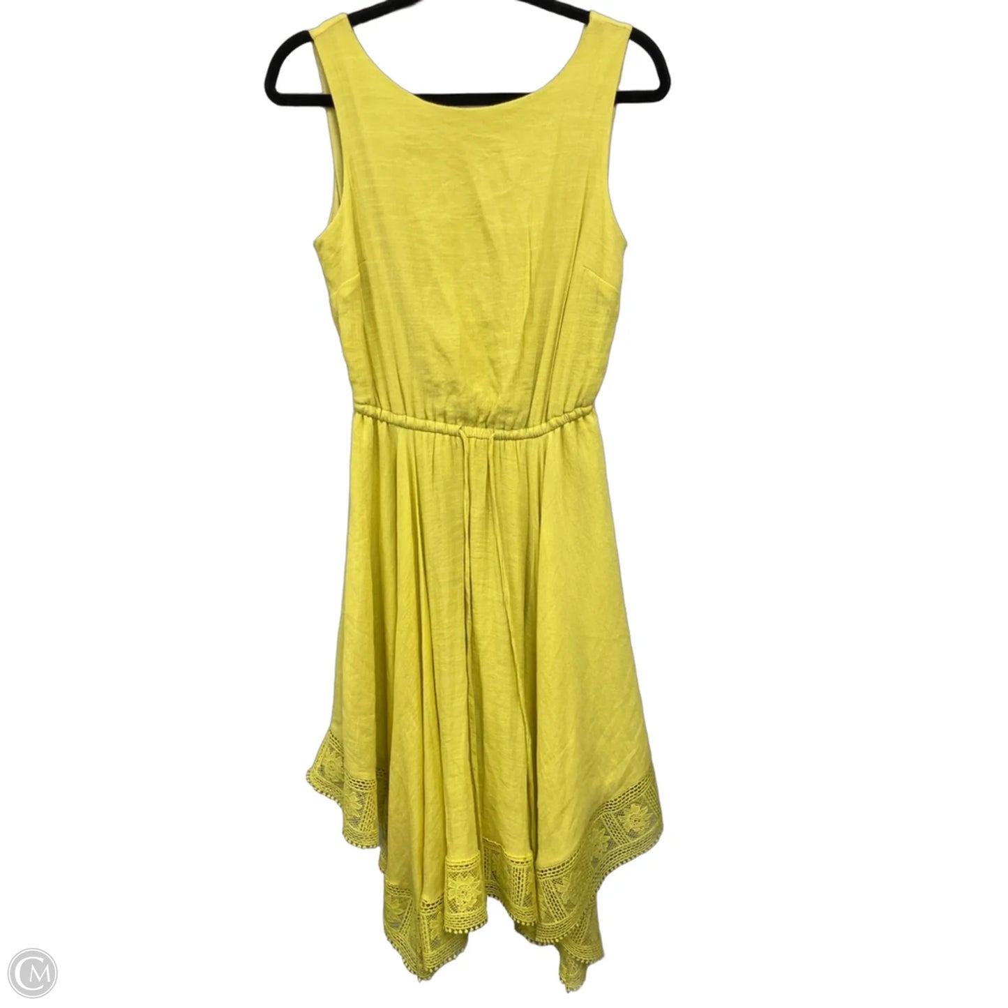 Dress Casual Midi By Clothes Mentor In Yellow, Size: S