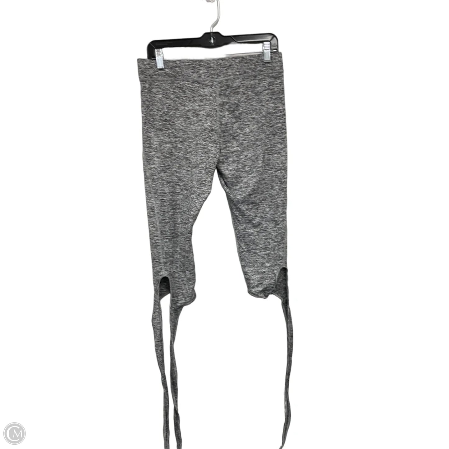 Athletic Leggings Capris By Mossimo In Grey, Size: L
