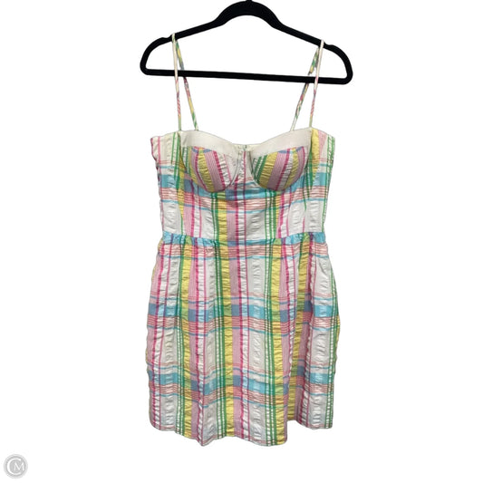 Dress Designer By Lilly Pulitzer In Pink & Yellow, Size: 10