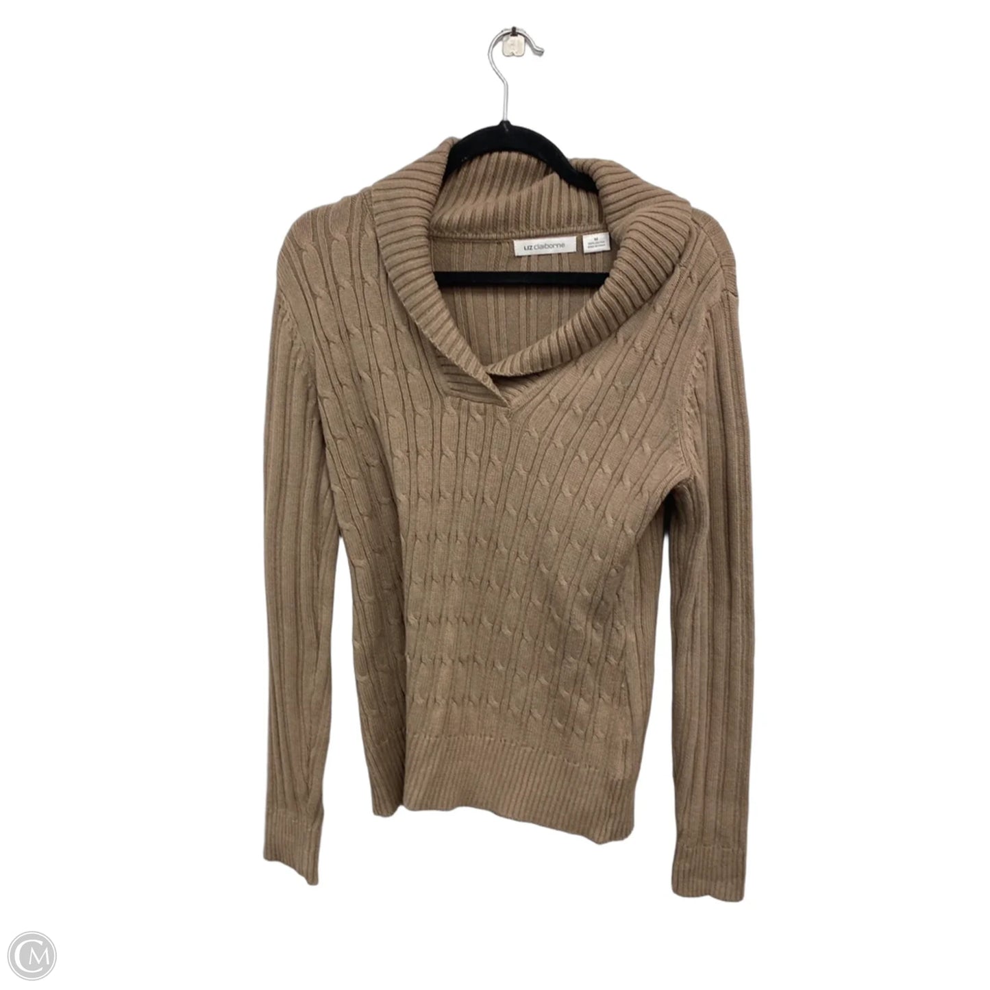 Sweater By Liz Claiborne In Brown, Size: M