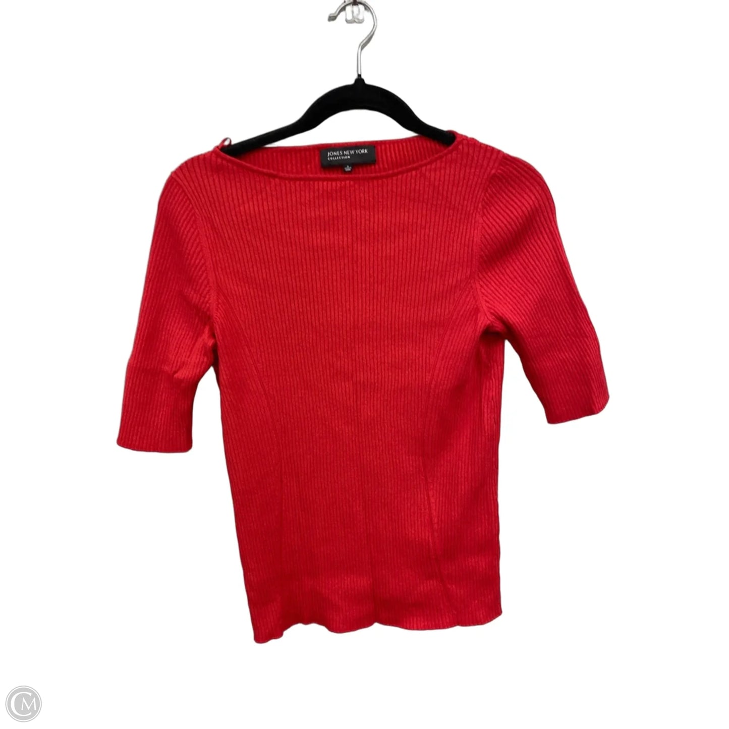 Top 3/4 Sleeve By Jones New York In Red, Size: S