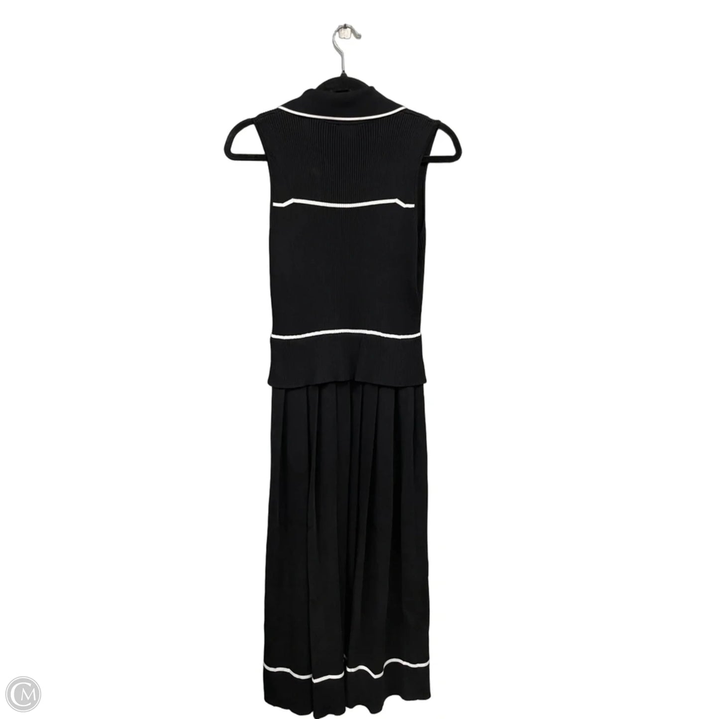 Dress Casual Midi By Shoshanna In Black & White, Size: S
