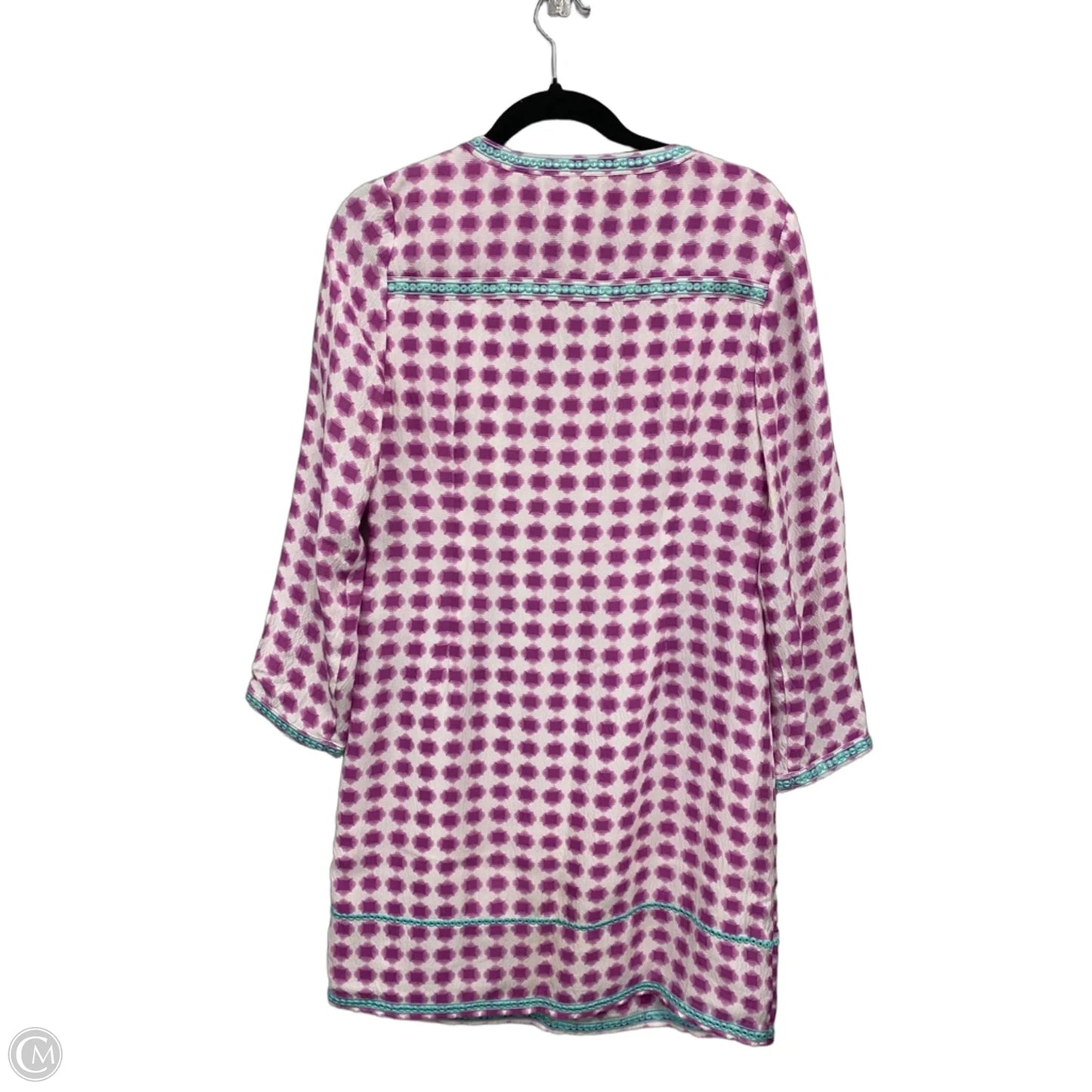 Dress Casual Midi By Vineyard Vines In Purple & White, Size: 6