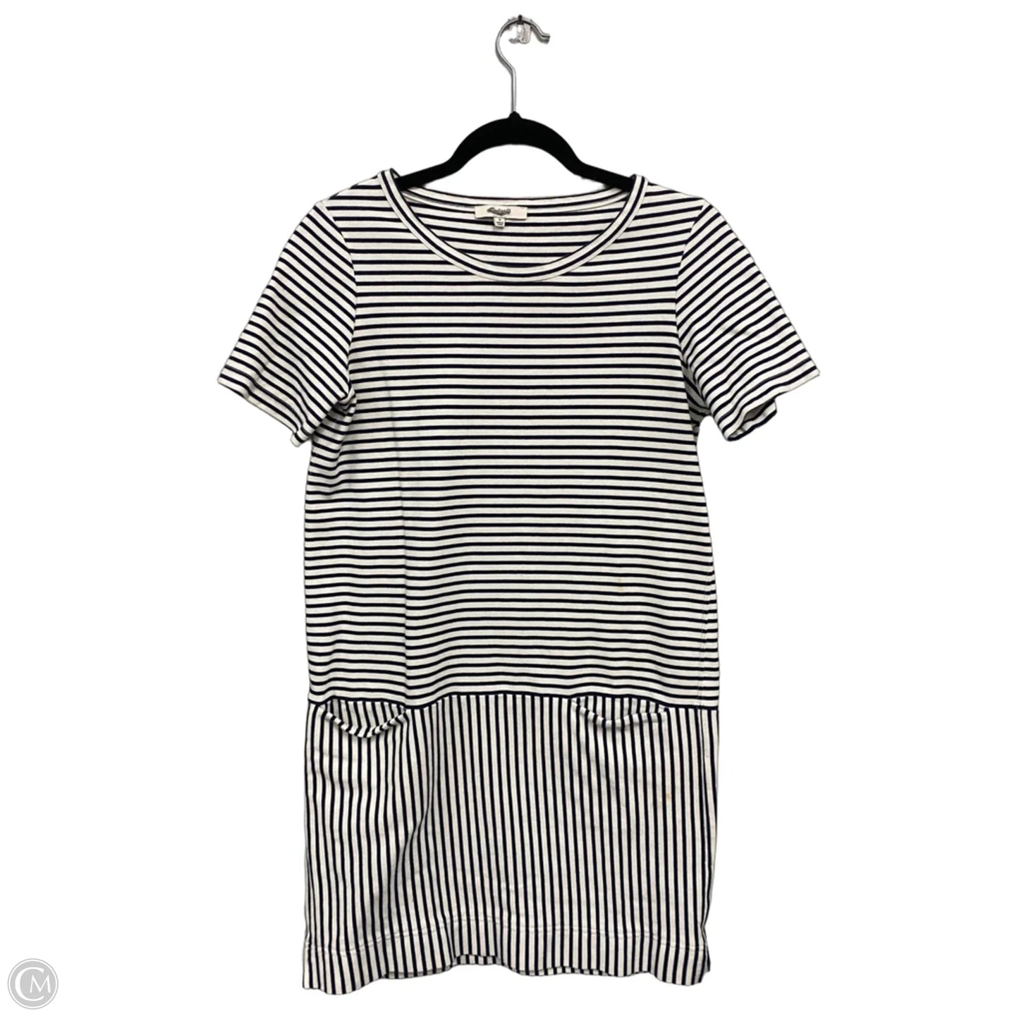 Dress Casual Midi By Madewell In Black & White, Size: S