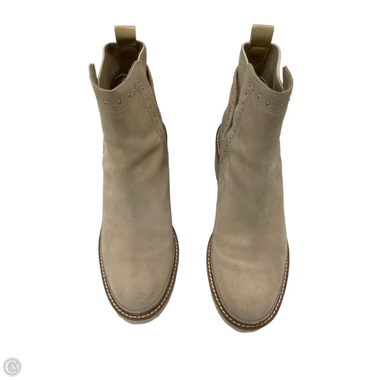 Boots Ankle Heels By Dolce Vita In Beige, Size: 8.5