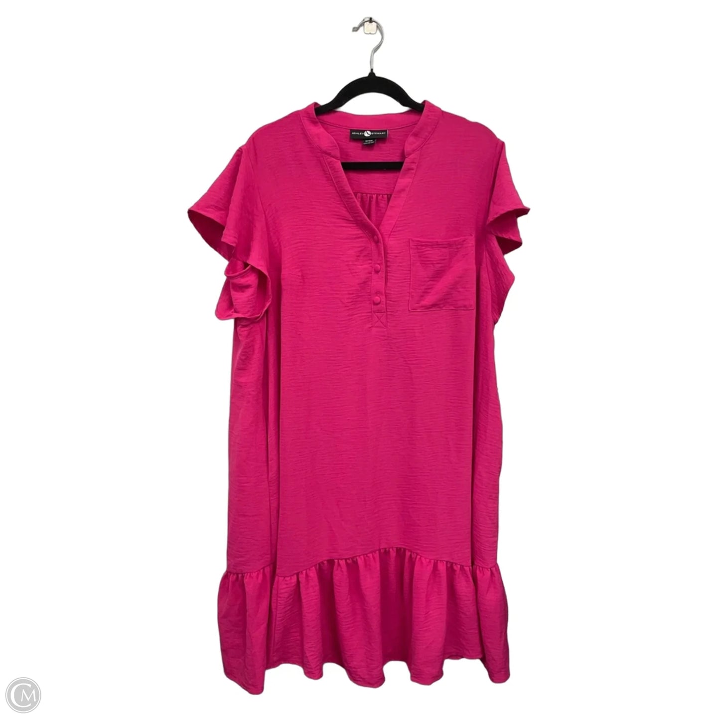 Dress Casual Short By Ashley Stewart In Pink, Size: 14