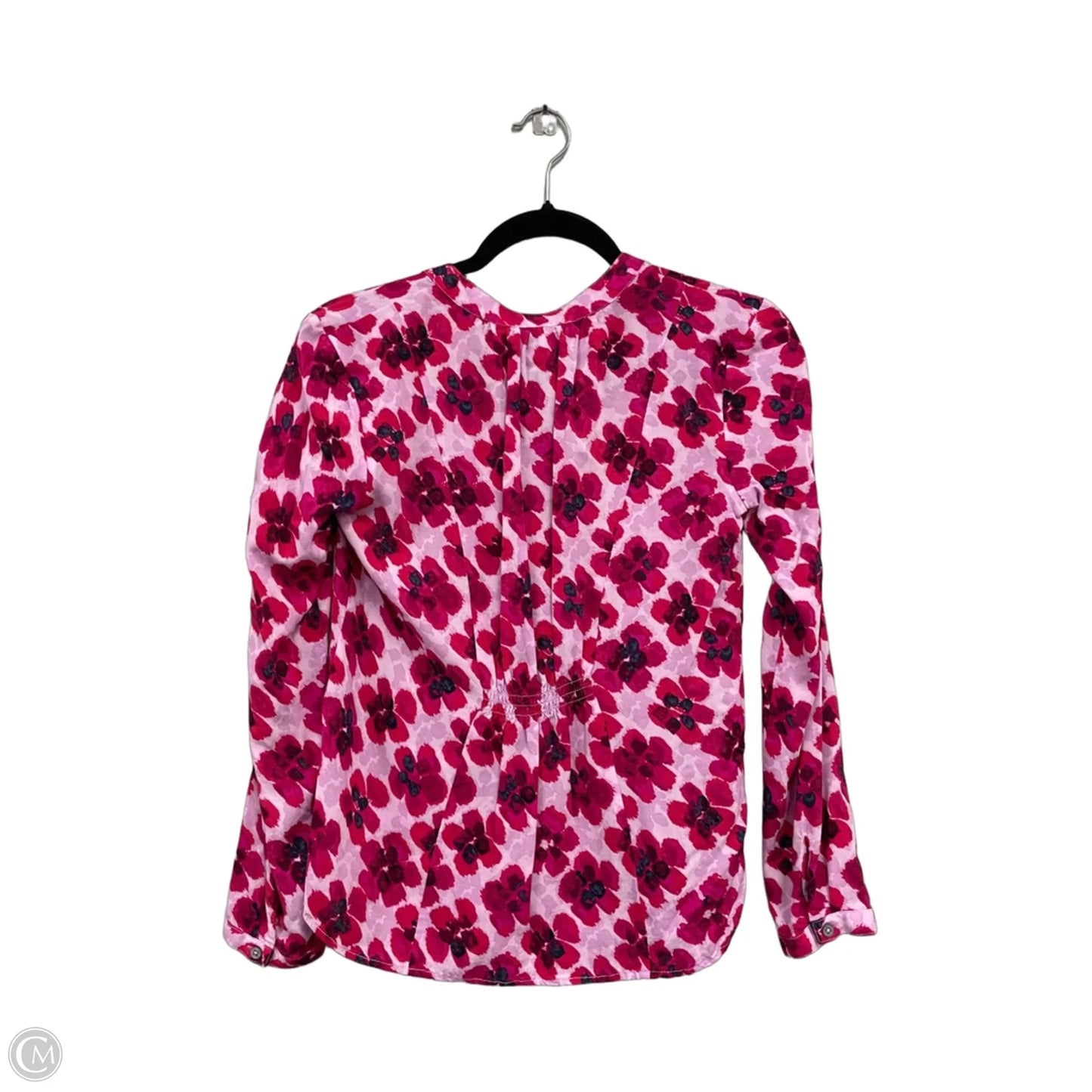 Top Long Sleeve By Nic + Zoe In Pink & Purple, Size: Xs
