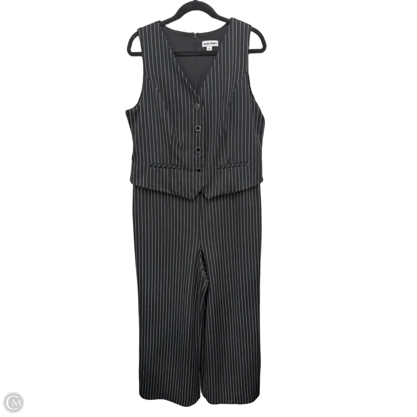 Jumpsuit By Shelby And Palmer In Black & White, Size: 16