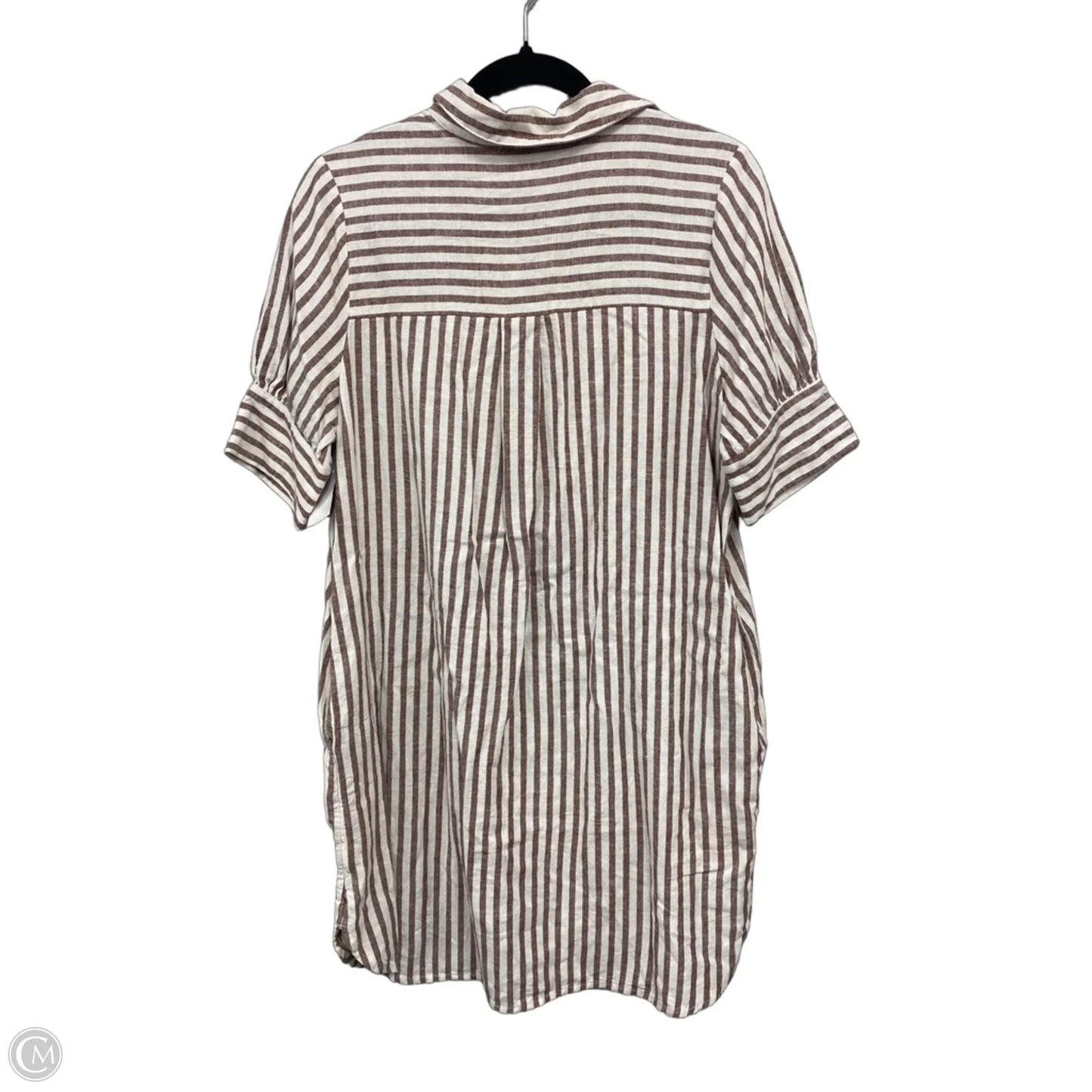 Dress Casual Short By Old Navy In Brown & Cream, Size: M