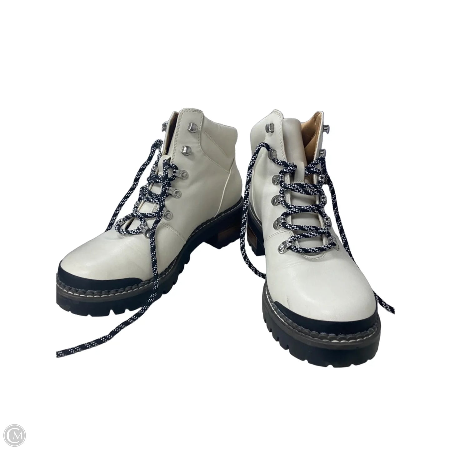 Boots Ankle Heels By Universal Thread In White, Size: 7.5