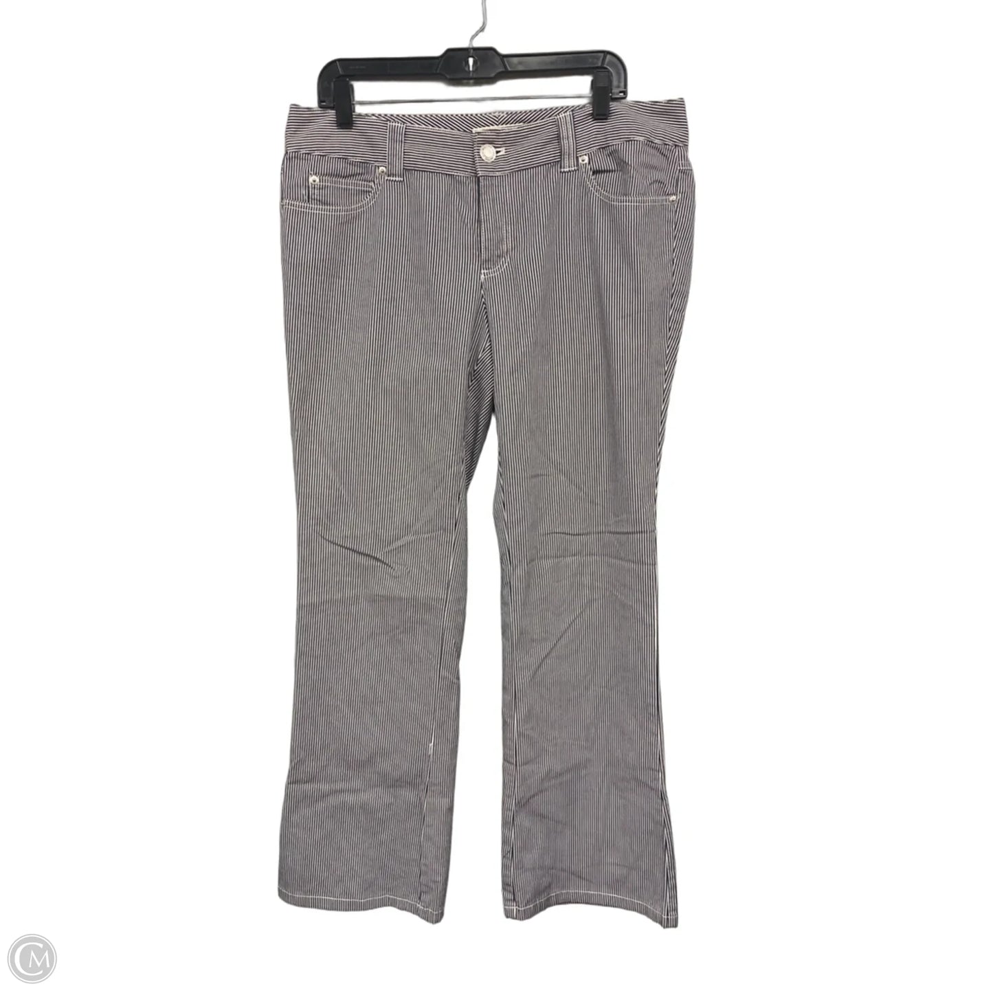 Pants Linen By Michael By Michael Kors In Black & White, Size: 12