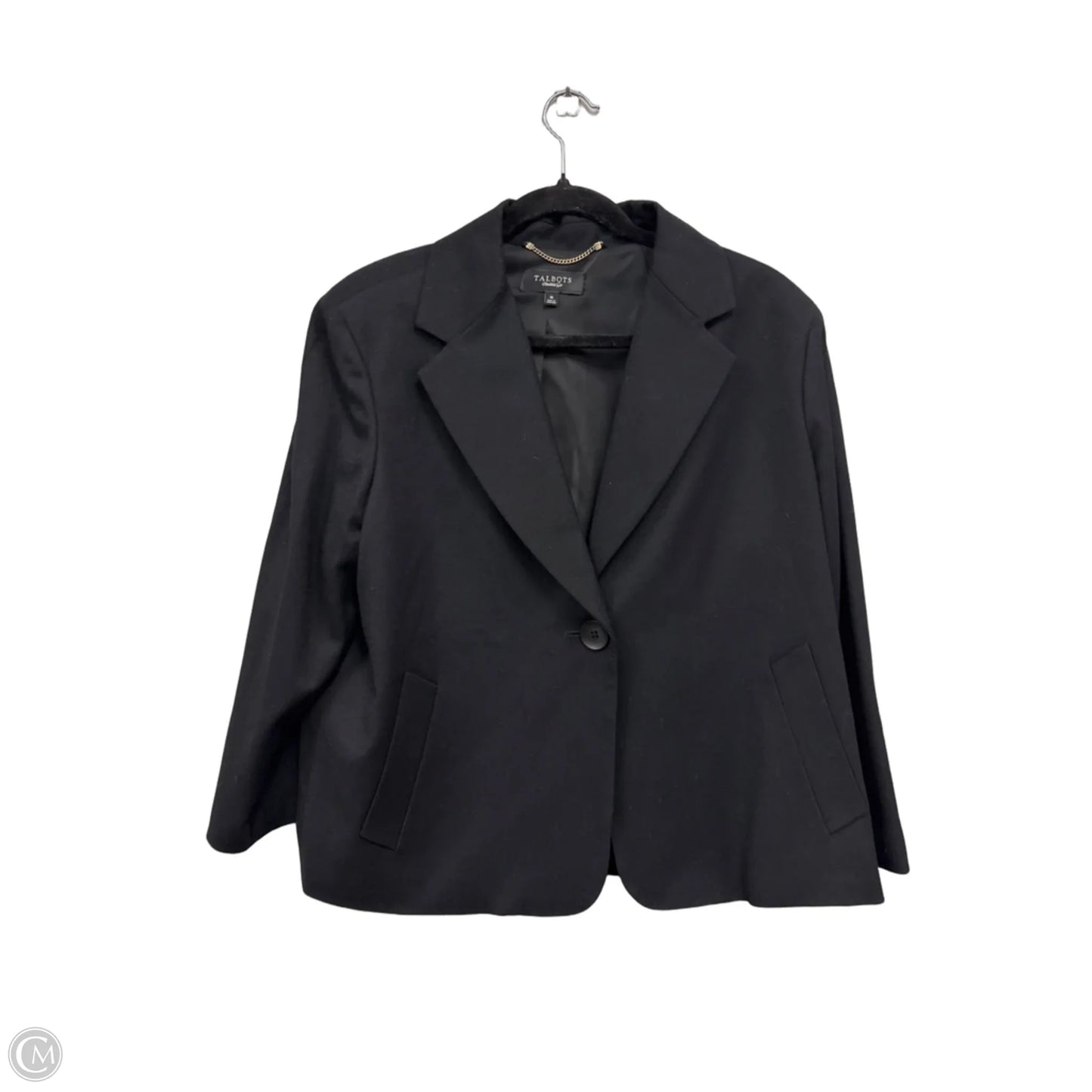 Blazer By Talbots In Black, Size: 16