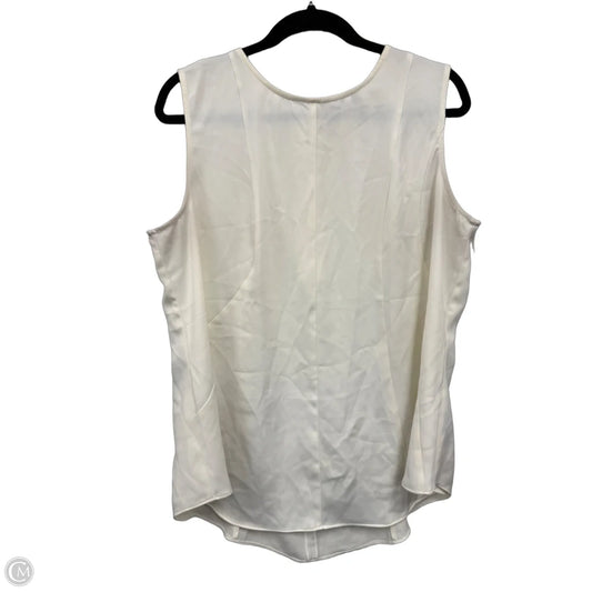 Blouse Sleeveless By Limited In Ivory, Size: Xl