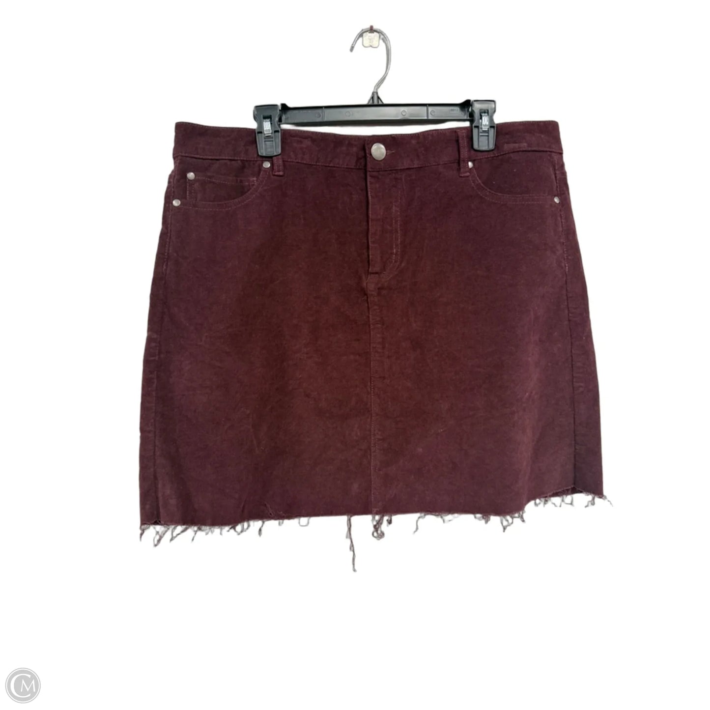 Skirt Mini & Short By Arula In Maroon, Size: 1x