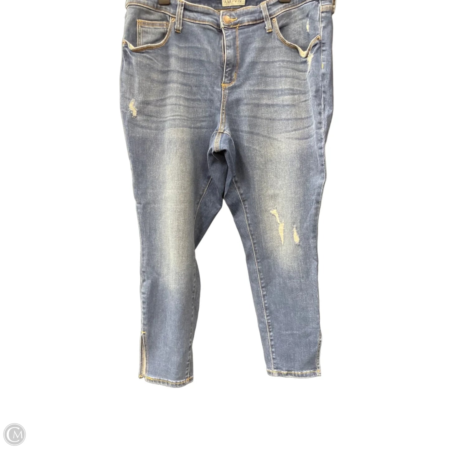 Jeans Skinny By Ava & Viv, Size: 18