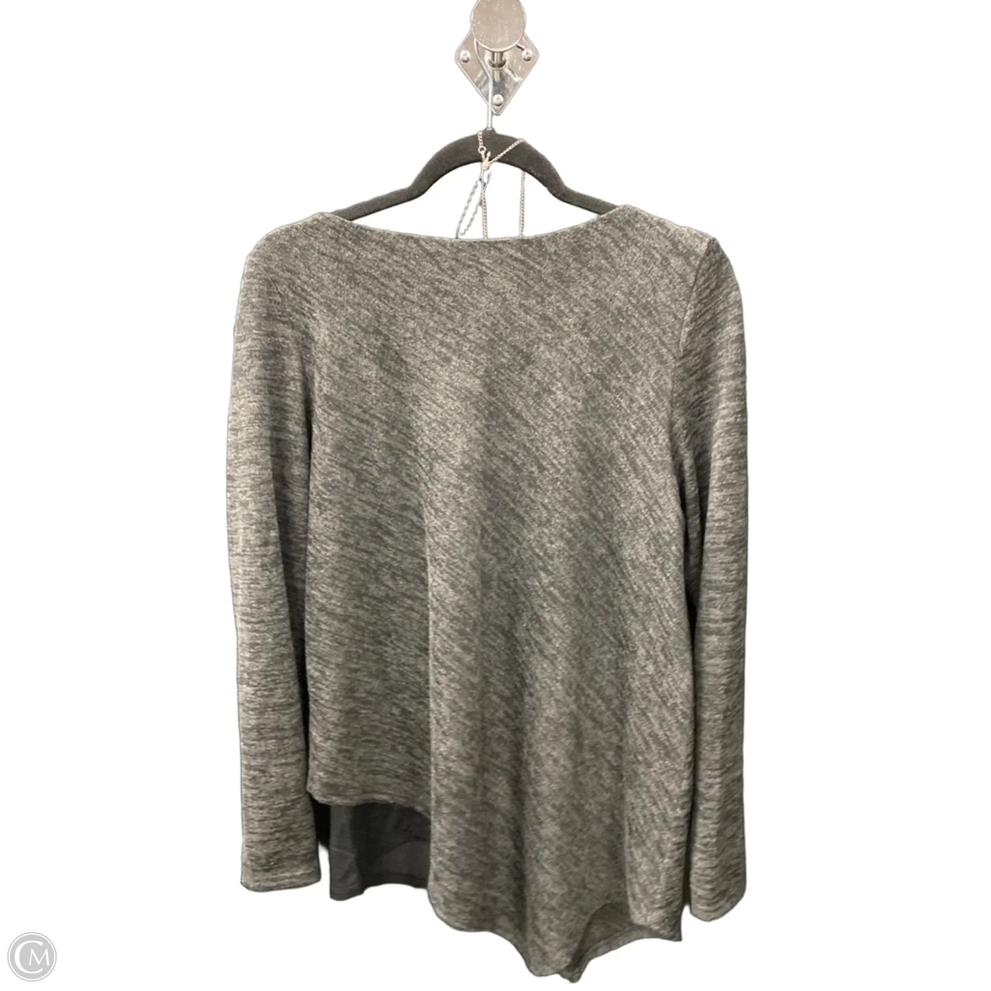 Top Long Sleeve By Apt 9 In Grey, Size: M