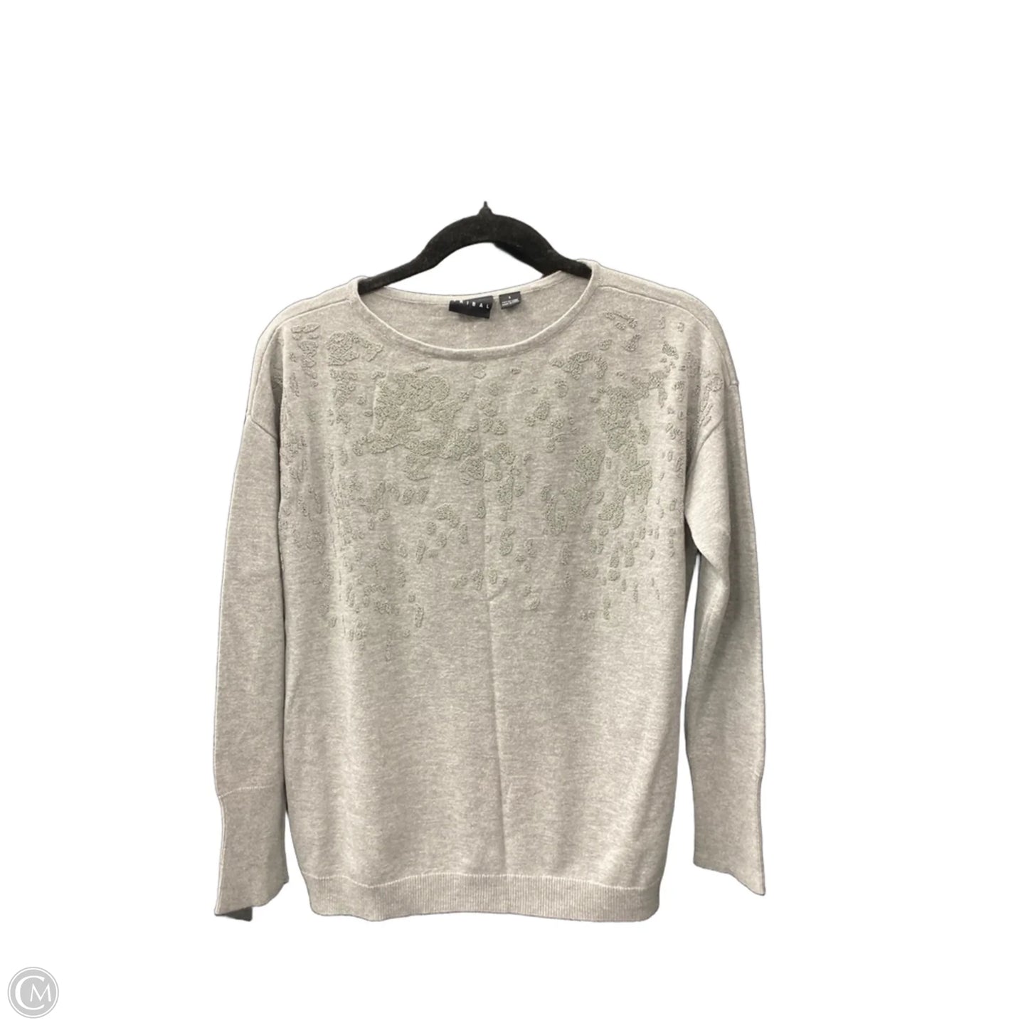 Sweater By Tribal In Grey, Size: S