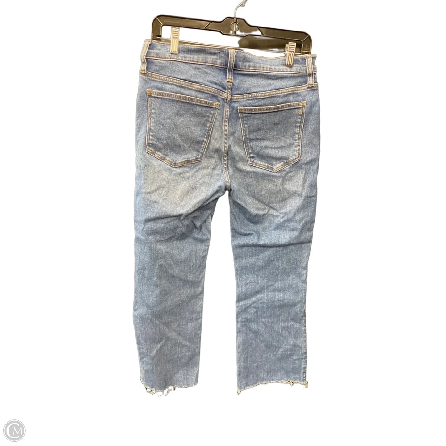 Jeans Cropped By Madewell In Blue Denim, Size: 6
