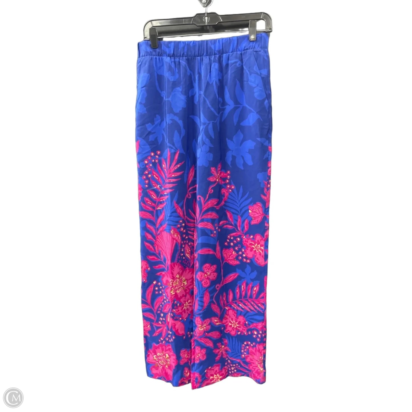Pants Designer By Lilly Pulitzer In Blue & Pink, Size: 4