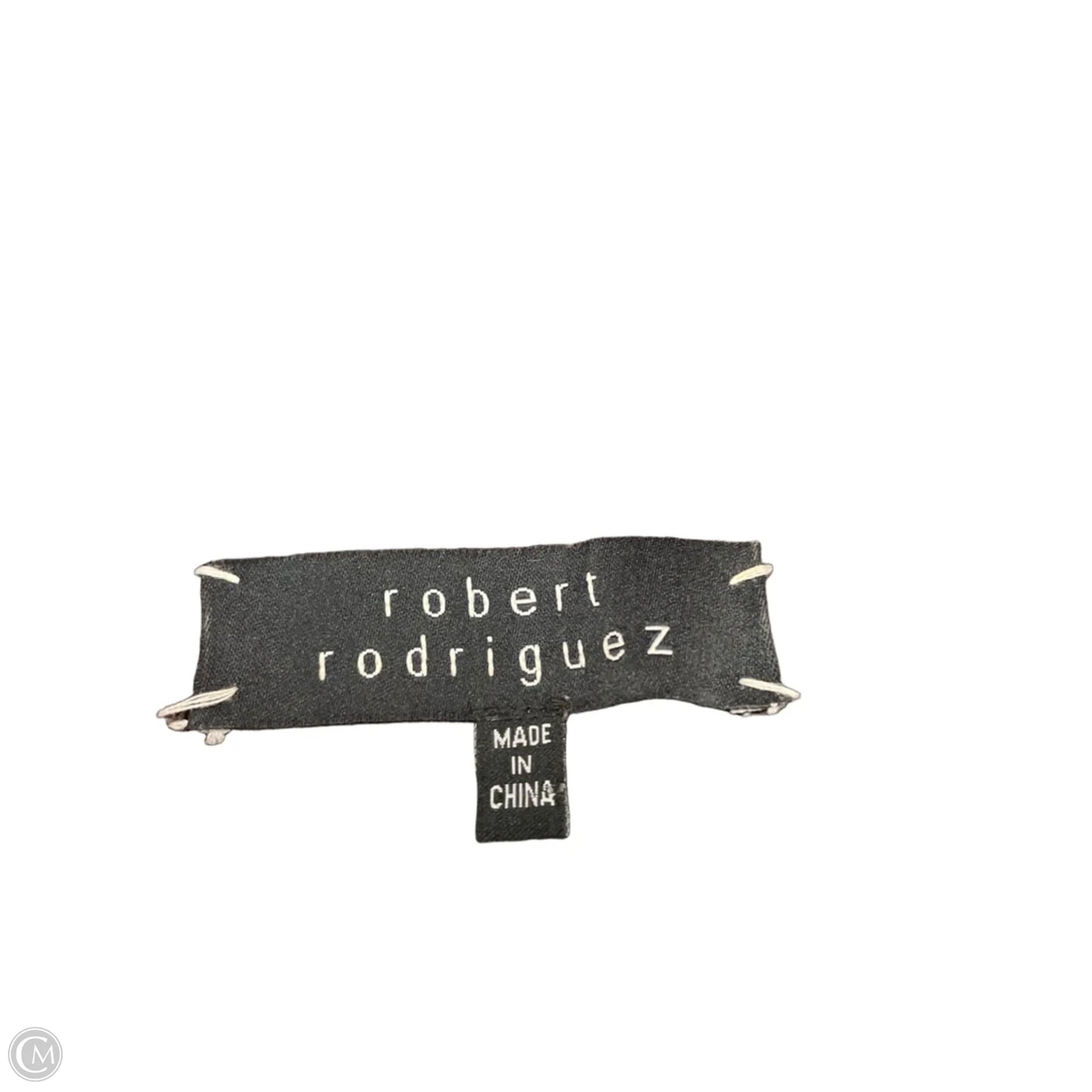 Top Short Sleeve By Robert Rodriguez In Brown & Orange, Size: M