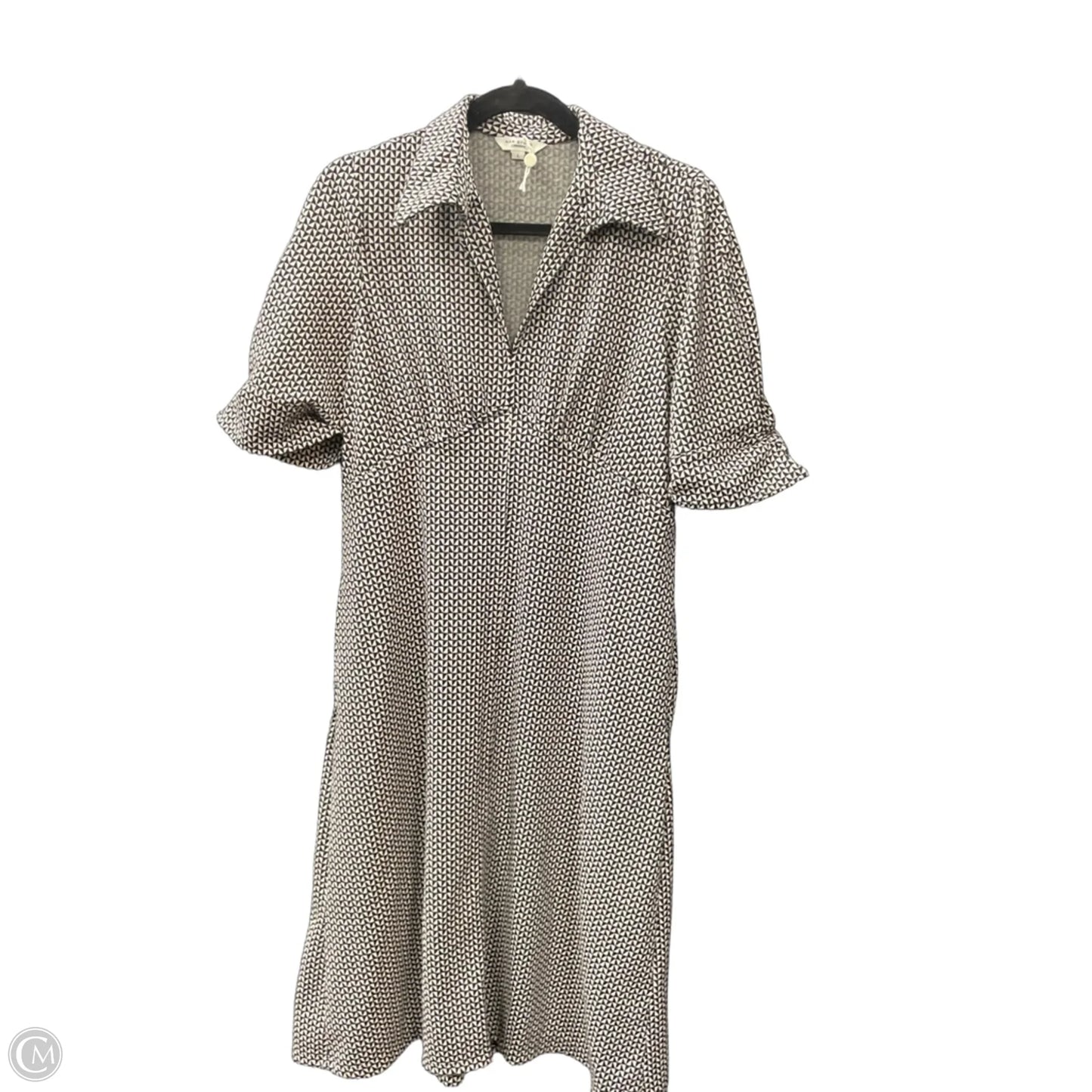 Dress Casual Midi By Max Studio In Black & White, Size: L