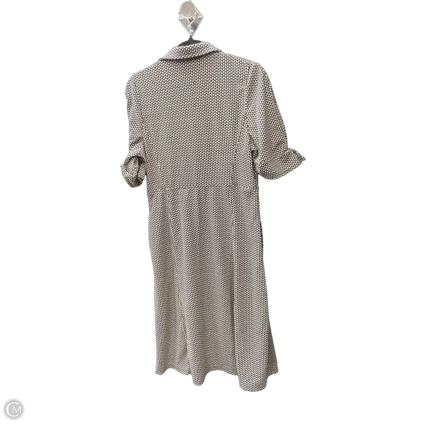 Dress Casual Midi By Max Studio In Black & White, Size: L