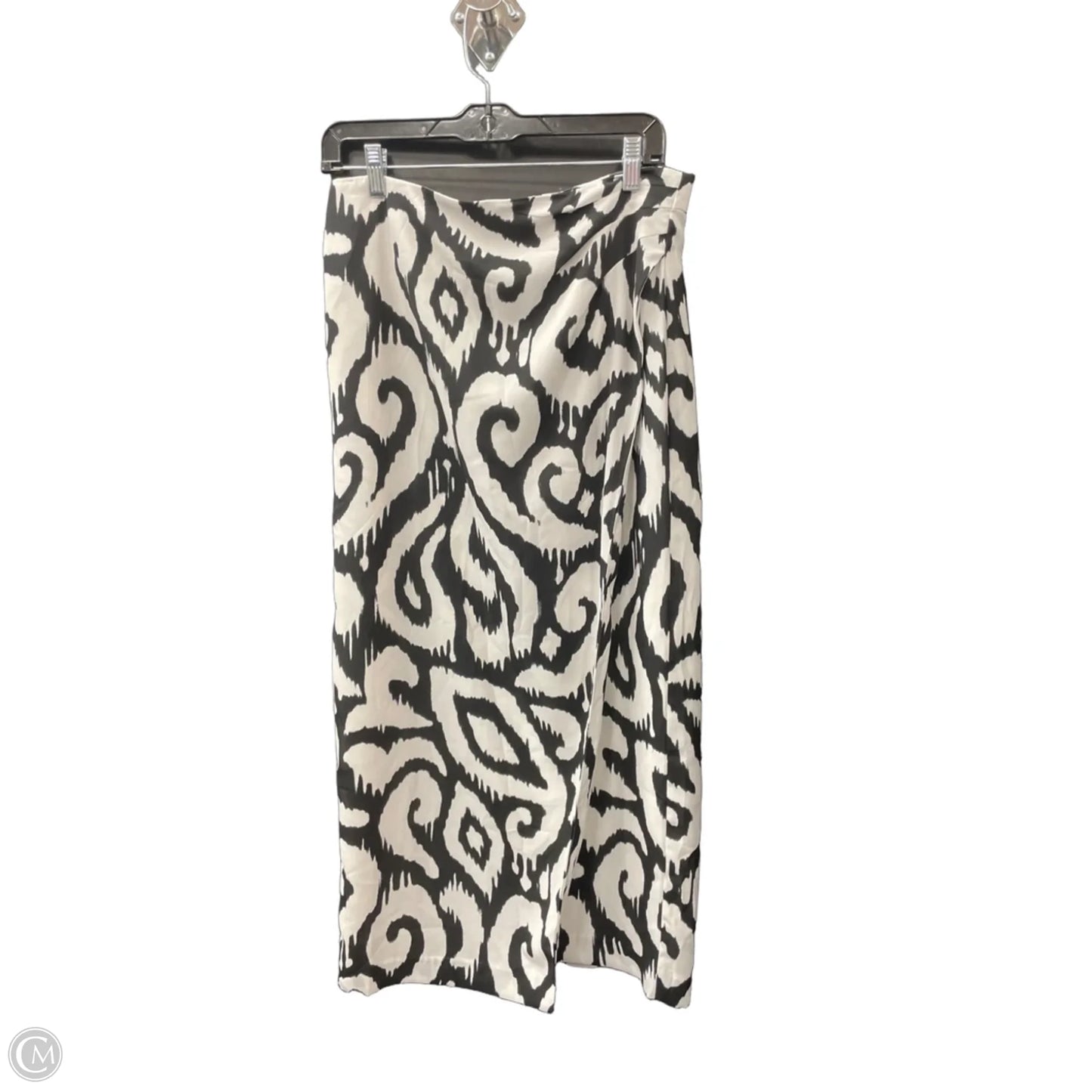 Skirt Maxi By Ann Taylor In Black & White, Size: 8